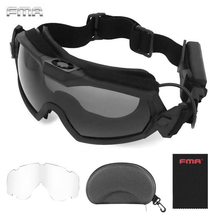 FMA Airsoft Regulator Goggles With Fan Updated Version Anti Fog