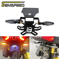 SEMSPEED สำหรับรถจักรยานยนต์ฮอนด้า ADV 160 ADV160 2022-2023ตัวยึดตัวจับแผ่นป้ายทะเบียนรถยนต์ด้านหลัง/ไฟสัญญาณเลี้ยว