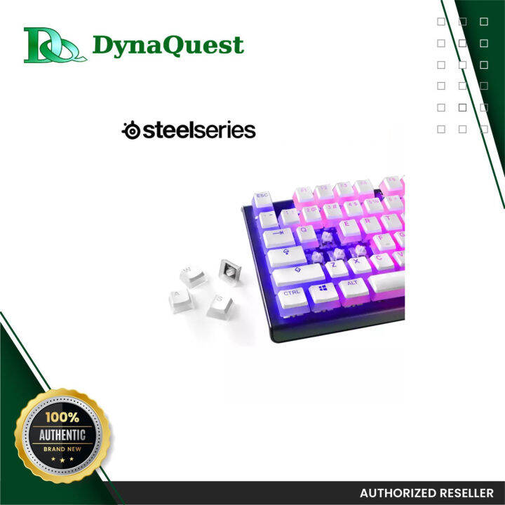 Steelseries Prismcaps Universal PBT Pudding Keycaps Set White 60203