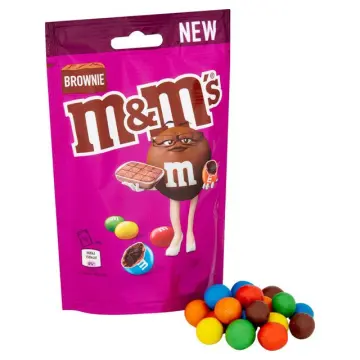 M&M Single Fudge Brownie Chocolate 1.41oz, Food stocks