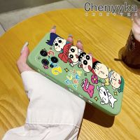 เคส Chenyyyka สำหรับออปโป้ไฟนด์ X3 Pro เคสการ์ตูนดินสอสีชินเพื่อนเคสมือถือนิ่มบางลายขอบสี่เหลี่ยมด้านข้างเคสซิลิโคนนิ่มเคสป้องกันการกระแทก