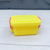 ?ZONGLONG? บ้านตุ๊กตาน่ารักขนาดเล็ก1ชิ้น เซ็ตกล่องพลาสติก DIY กล่องพลาสติกจำลองร้านสะดวกซื้ออุปกรณ์ประกอบฉากสำหรับเด็ก