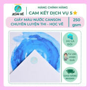 Giấy màu nước truyền thống A3 CANSON 250gsm chuyên luyện thi - học vẽ