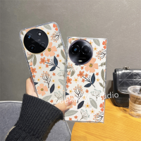 เคสโทรศัพท์ Realme 11 Pro+ Plus C53 C55 NFC 5G เคส ปลอกข้อเสนอสุดฮอตการออกแบบใหม่ความคิดสร้างสรรค์ทาสีดอกไม้ซิลิโคนโปร่งใส ปกอ่อน Case 2023