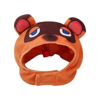 Game Animal Crossing Tom Nook Cosplay Props Cat Dog Headgear Cute Pet Plush Hat Shooting Props Funny Halloween Costume