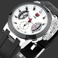 [COD] Explosive foreign trade watch fashion sports round dial mens military rubber