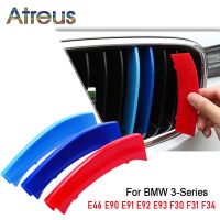 3Pcs ABS กระจังหน้า Strip Trim คลิปสำหรับ BMW E90 E91 E92 E93 F30 F31 F34 G20 E46 Coupe ซีดาน3 Series GT GT3 M อุปกรณ์เสริม