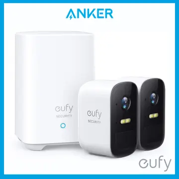 Anker eufy Security Wireless SoloCam C210, Outdoor Camera, Battery Camera,  2K Camera, HomeBase 3 Compatible, 2-Cam Pack 