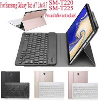 คีย์บอร์ดไร้สายบลูทูธสำหรับ Galaxy Tab A7 Lite 8.7 2021 SM-T220 SM-T225