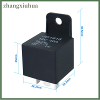 Zhangxiuhua รีเลย์แบบฟิวส์รถยนต์12V DC 4ขา40A ปกติเปิดแล้ว40A ฟิวส์พร้อมพนักพิง5Pin 4pin