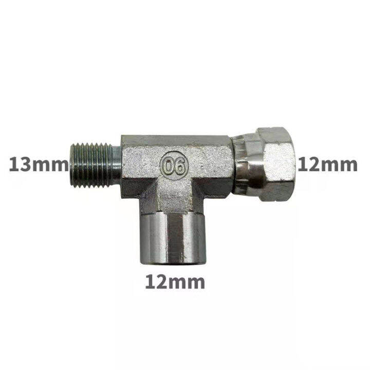 High pressure airless sprayer tee joint pressure gauge universal