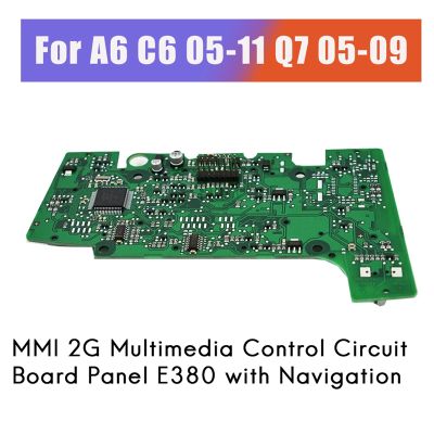 4L0919610 4F1919611 for -Audi A6 05-11 Q7 05-09 MMI 2G Multimedia Control Circuit Board Panel E380 with Navigation PCB