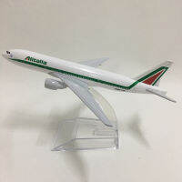 JASON TUTU 16เซนติเมตร Alitalia โบอิ้ง777เครื่องบินรุ่นเครื่องบินรุ่นเครื่องบินรุ่น1:400 D Iecast โลหะเครื่องบินของเล่น