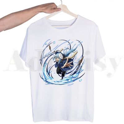 Rimuru Tempest This Time I Have Reincarnated As Slime Men Tshirt Short Sleeve T Shirt For Men White T Shirt Women 100%