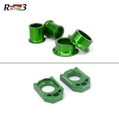 Motorcycle Front Rear Hub Spacer Rear Axle Block For kawasaki KX125 KX250 KXF250 KXF450 KX 125 250 250F 450F 2006-2012 2013 2014