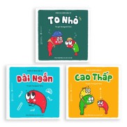 Sách Ehon Combo 3 cuốn Phép so sánh diệu kỳ Dành cho trẻ từ 2 tuổi