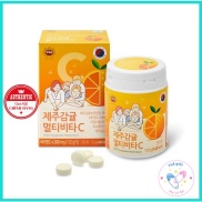 Mẫu mới date 2024 Viên ngậm Vitamin C JEJU Tangerine Multivita C Hàn Quốc