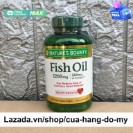 Viên uống Nature s Bounty Fish Oil 1200mg Omega 3 360mg 120 viên thumbnail