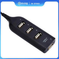 RYRA 4-In-1 USB2.0ความเร็วสูง Multi HUB Power Charger Splitter สายเคเบิลต่อขยาย4พอร์ตอะแดปเตอร์สำหรับ PC แล็ปท็อปคอมพิวเตอร์โน้ตบุ๊ค