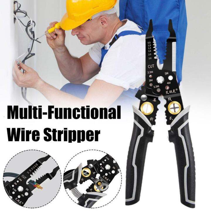 Wire Stripper Wire Crimper CutterCable Stripper Crimper Tool Coaxial ...