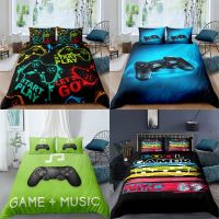 Pcs Gamer Cover Digital Print Polyester Bedding Sets Child Kids Covers Boys Bed Linen Set for Teens king size bedding set