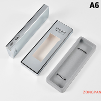 ZONGPAN กล่องสายนาฬิกาแบบเรียบง่าย1ชิ้นเคสสำหรับสายนาฬิกาแพ็คกระดาษกล่องเก็บนาฬิกา