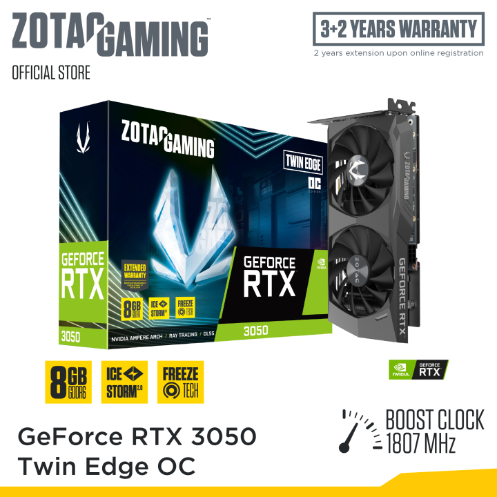 ZOTAC GAMING GeForce RTX 3050 Twin Edge OC 8GB | Lazada Singapore