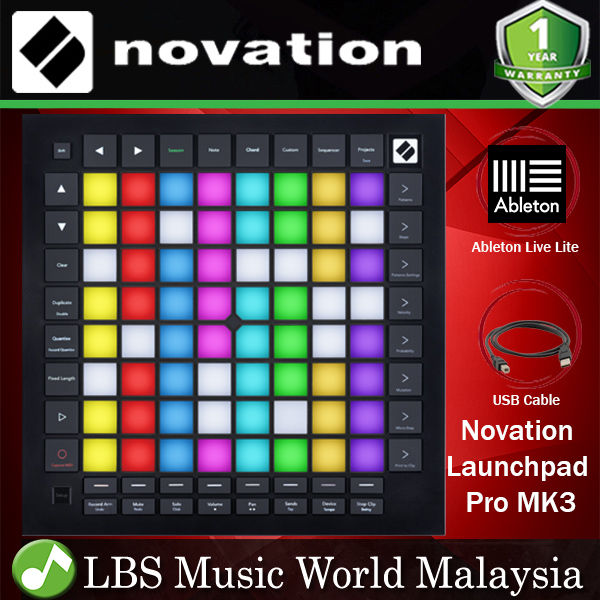 Novation Launchpad Pro MK3 Grid USB Midi Controller for Ableton