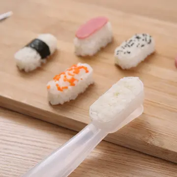 Silicone world Nigiri Sushi Mold Onigiri Rice Ball Maker Warship Sushi Mold  Bento Rice Ball Making Tools Easy Sushi Making Tools