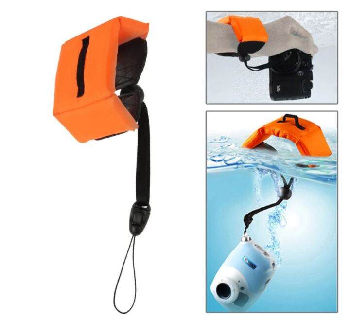 gopro-floating-wrist-strap-foam-โฟมลอยน้ำ-สำหรับคล้องข้อมือ-กันกล้องจมน้ำ