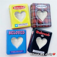 80 photos Mini Photo Album Cartoon Card Binder Name Card Book Photocard Holder Plug-in Kpop Hollow Love 3 Inch Album