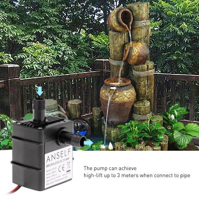 Anself Ultra-Quiet Mini DC12V 4.2Wมอเตอร์ไมโครไร้แปลงถ่านน้ำและน้ำมันWaterproof Submersible Fountain Aquariumอุปกรณ์เสริมหมุนเวียน240L/Hลิฟท์300ซม.