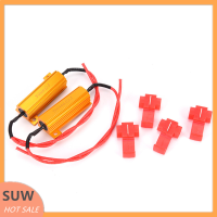 ? SUW 50W 6 OHM RX24 Load RESISTOR Fix หลอดไฟ LED Fast Hyper Flash TURN SIGNAL Blink