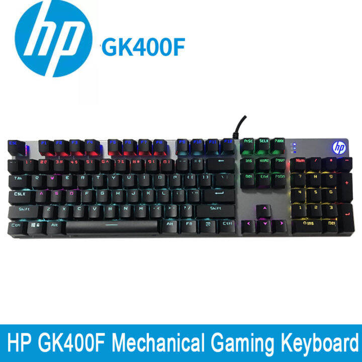 HP GK400F Wired Mechanical keyboard Floating Keycap Full key Anti
