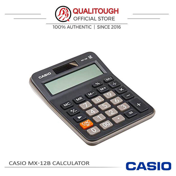 Casio Calculator HL-820LV / MX-12B Mx12b Hl820lv 8-digit 12-digit 8 12 ...