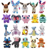 ของเล่นตุ๊กตาโปเกมอน40สไตล์ Gengar Jigglypuff Snorlax Eevee Lapras Charizard ตุ๊กตาอะนิเมะคอลเลกชันตุ๊กตามอนสเตอร์