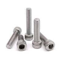 10/50pcs M2 M2.5 M3 M4 M5 M6 M8 304 A2-70 Stainless Steel DIN912 Hexagon Hex Socket Cap Allen Head Bolt Screw Length 4-200mm Nails Screws Fasteners