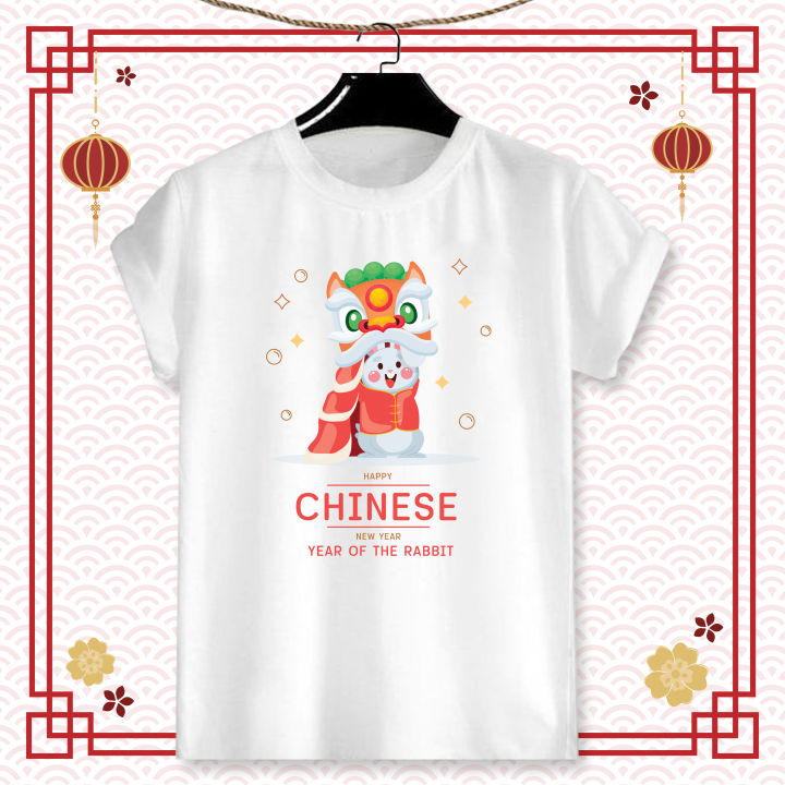 เสื้อยืดลาย-ตรุษจีน-2023-ลายน่ารักๆ-ใส่ได้ทั้งเด็กและผู้ใหญ่-ผ้า-tk-ใส่สบาย-สีสันสดใส-ใส่สบาย-ไม่ยืดไม่ย้วย
