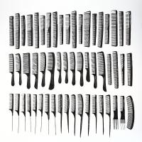 【hot】❃❦►  30 Anti-static Hairdressing Combs Detangle Straight Barber Hair Cutting Comb Styling