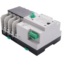 Din Rail 4P ATS Dual Power Automatic Transfer Switch Electrical Selector Switches Uninterrupted Power