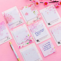 Cute Kawaii Cherry blossoms Memo Pad Sticky Notes Stationery Sticker Posted It Planner Stickers Notepads Office School Supplies