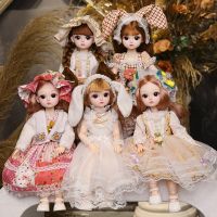 (Popular toys) ใหม่30เซนติเมตร1/6ตุ๊กตา BJD สาวน้อยน่ารักชุด21ที่ถอดออกได้ร่วมเจ้าหญิงความงามแต่งหน้าแฟชั่น DIY ของเล่นของขวัญ