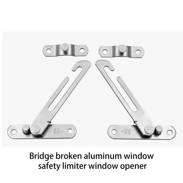 4 Pack Window Restrictor Locks Window Restrictor Hook Steel Lock