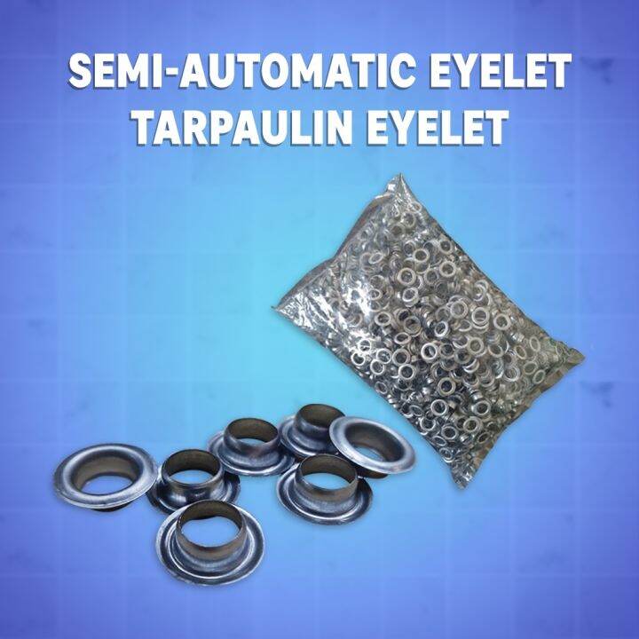 SEMIAUTOMATIC EYELET 10MM SEMIAUTOMATIC EYELET TARPAULIN EYELET