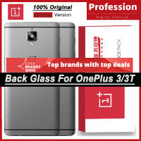 100 Original Cover Rear Door Housing Case for OnePlus 3 3T With Camera Lens + Power Volume Buttons Repair Parts