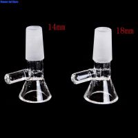 ●☜ 14/18mm School Laboratory Glassware Borosilicate Glass Joint Clear Slide Male Glass Bowl with Handle Funnel Type Bowl Chemistry