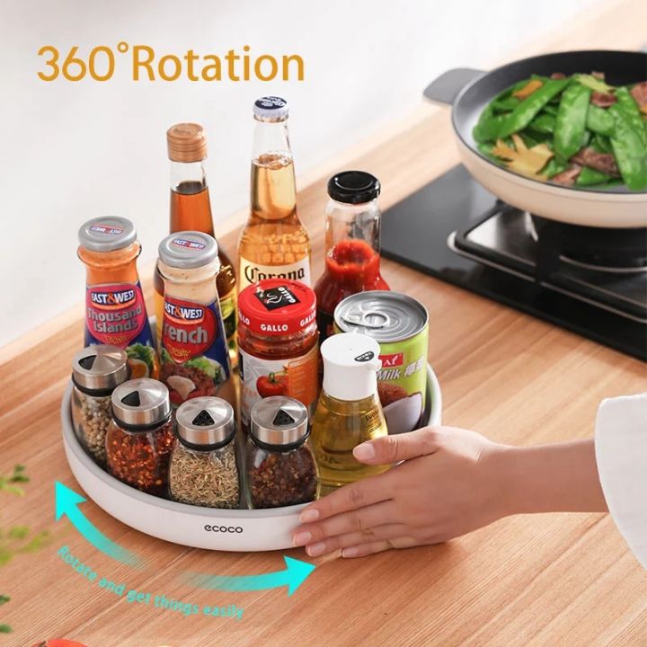 seasoning-organizer-360-rotating-spice-storage-rack-multi-seasoning-organizer-shelf-oilproof-non-slip-tray-kitchen-accessories