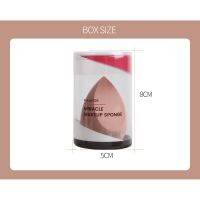 MAANGE 1Pc ฟองน้ำแต่งหน้า ฟองน้ำรองพื้น ใช้สำหรับ Puff Foundation เครื่องสำอาง