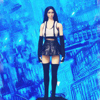 Wholesale 1/6 Tifa 30 Clothes Set Cjg-W029 Final Fantasy 7 Protagonist Cos Suit Fit Tbl Ud