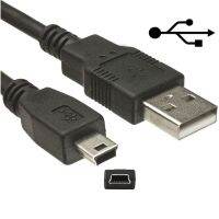 USB 2.0สีดำ5-Pin สายเครื่องชาร์จยูเอสบี1.8เมตรสำหรับ Ps3เกมอุปกรณ์ควบคุมสัญญาณไวร์เลสเชื่อมต่อเล่นและชาร์จคอมพิวเตอร์